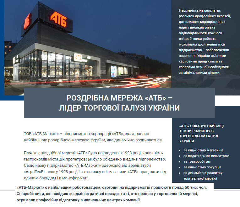 АТБ, корпорація