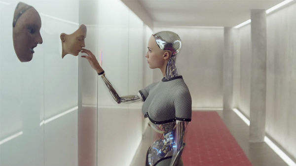 Зображення з кінофільму Ex machina, 2014 рік