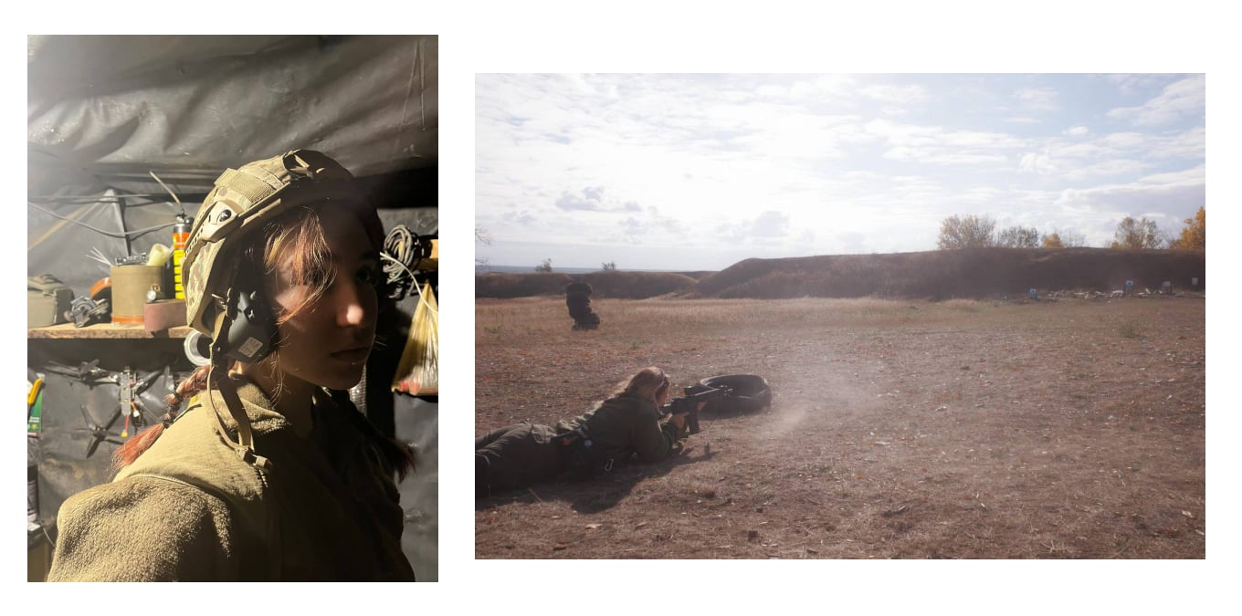 Катерина під час служби. 