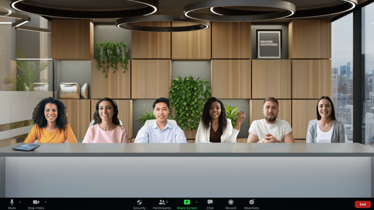 У Zoom з'явилася можливість «розсадити» колег за віртуальний стіл переговорів