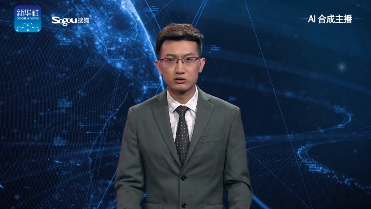 У Китаї показали першого в світі віртуального телеведучого